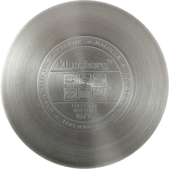 Bouilloire sifflante Klausberg 7479 - 3L - inox - tous feux