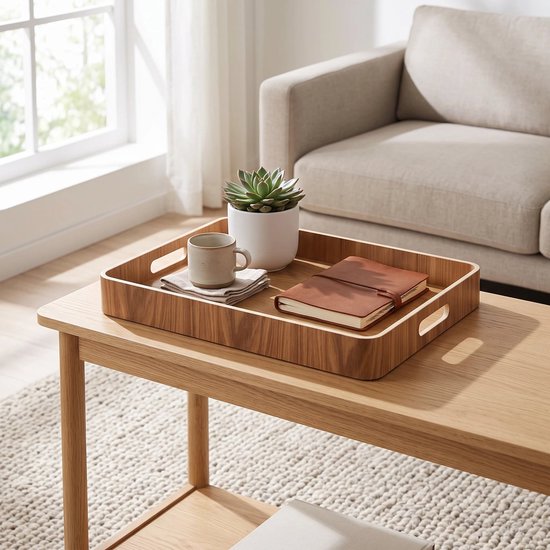 5Five Curve Serving Tray / Tray - 43 x 30 x 5 cm - Brown