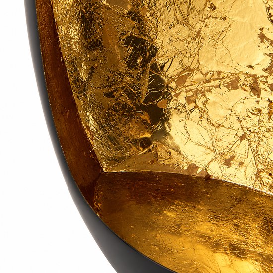 Bougeoir décoratif - Chandelier - Chandelier en métal - Pour intérieur - Acier - 28,5 x 14,5 x 36,5 cm - Noir