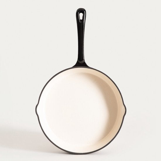 HOMLA - Bratpfanne - 26 cm - Schwarzes Gusseisen