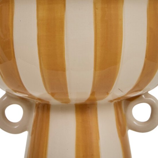 Bougie parfumée Chéri en pot - Bougie décorative de luxe à 1 mèche, 25h de combustion - Bougie parfumée florale et épicée pour l'ambiance du salon - Bougie décorative en pot, idée cadeau - Céramique - 310 g - Jaune