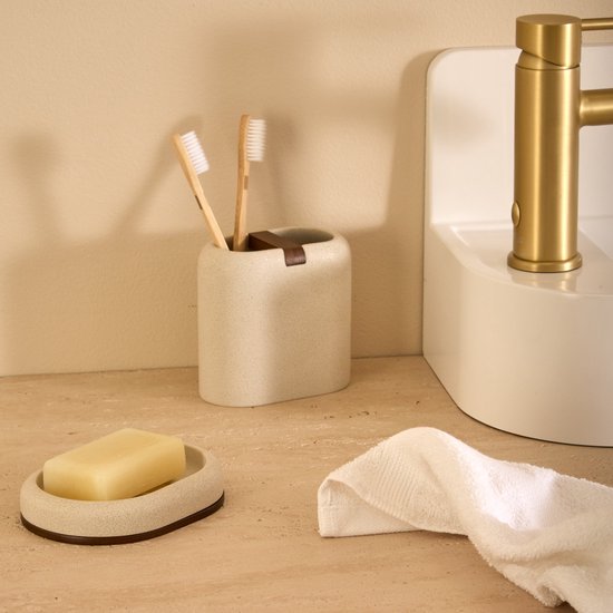 5Five Argiléo Zeepbakje - 13x10x3cm - Beige