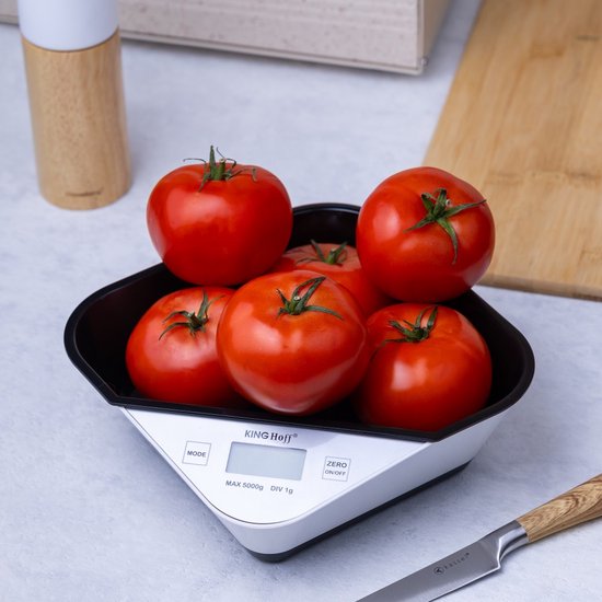 Kinghoff 1826 - Kitchen scale with built-in bowl