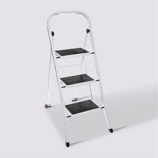 Stepladder, foldable, 3 steps, max. 150 kg