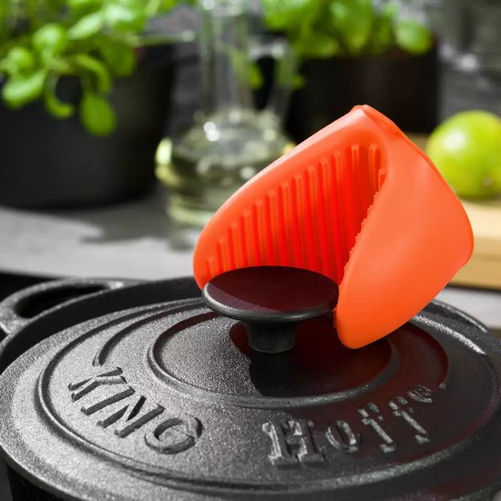Kinghoff siliconen mini ovenwanten, set van 2, hittebestendig tot 260°C