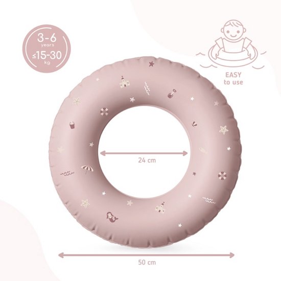 SIPO Zwemband voor Kinderen – 50 cm – 3-6 Jaar – Roze