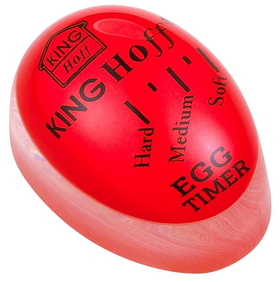 Kinghoff KH-1015 - Minuteur en forme d'œuf - Pour œufs - Change de couleur