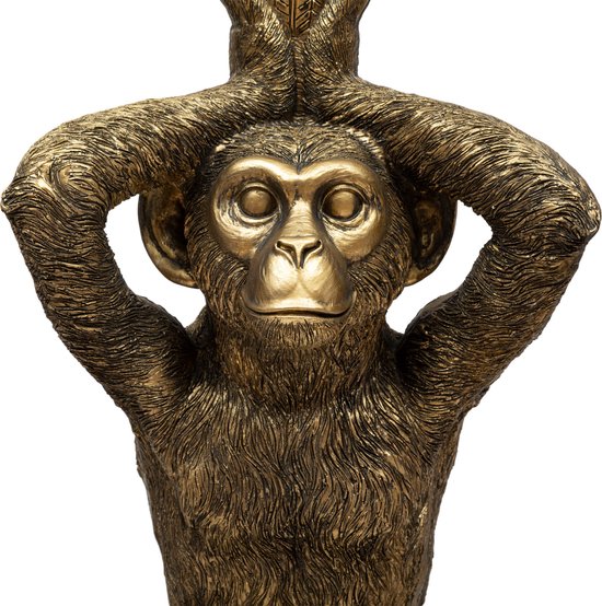 Table basse Atmosphera Monkey - Ø40xH52 cm - Or