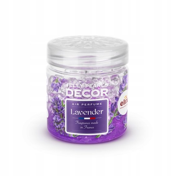 Elix - Luchtverfrisser Gel Parels - Jelly Pearls Decor - Geurparels voor Interieur Auto Luchtverfrisser - Lavendel Geur - Langdurige Geur Met Essentiële Oliën - 150 ml - Lavender