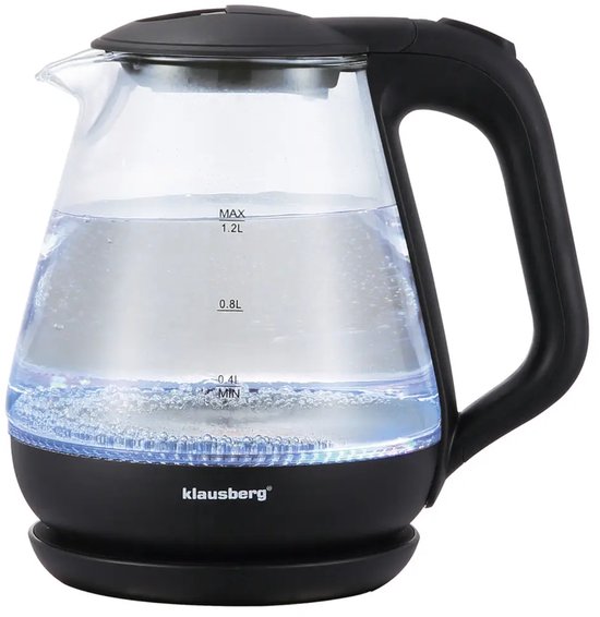 Klausberg KB-9003 - Bouilloire - 1,2 litre - Noir - 1630 watts