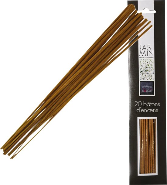 Atmosphera Incense sticks in Jasmine scent - value pack - 40x sticks - 25 cm - Relaxing - Calming