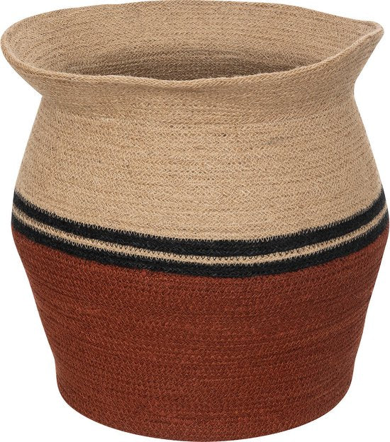 Atmosphera Kaia jute manden, set van 2 – cilindervormig, Ø 40 x 31 cm, multi – foto 3