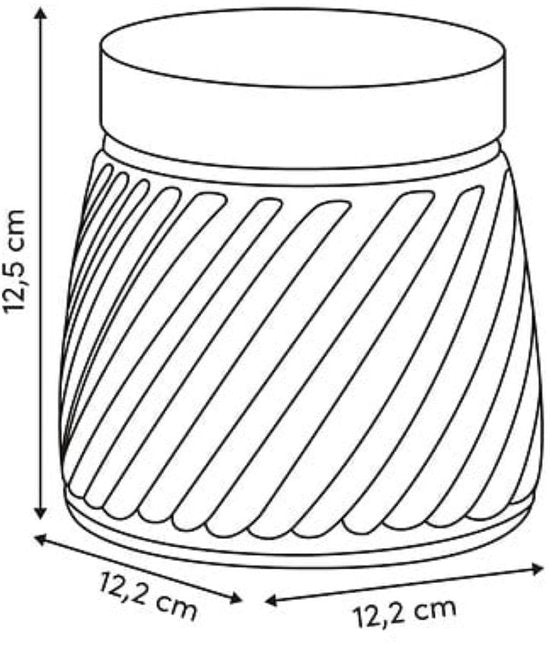 Lot de 2 bocaux de conservation en verre - Bocal de conservation - Boîte de rangement - Avec couvercle en bambou - Rangement cuisine - 0,9 litre - Ø12,2 x 12,5 - Transparent