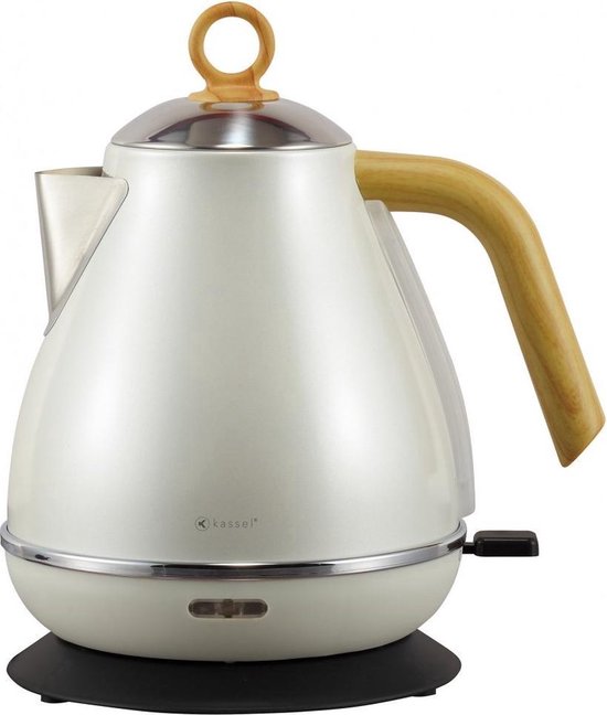 Kassel 93233 retro waterkoker 1,7 liter – RVS, pearl, met thermometer – foto 5