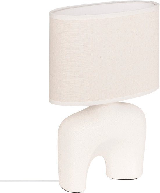 Atmosphera Gaby Table Lamp - 22 x 11 x 32 cm - White