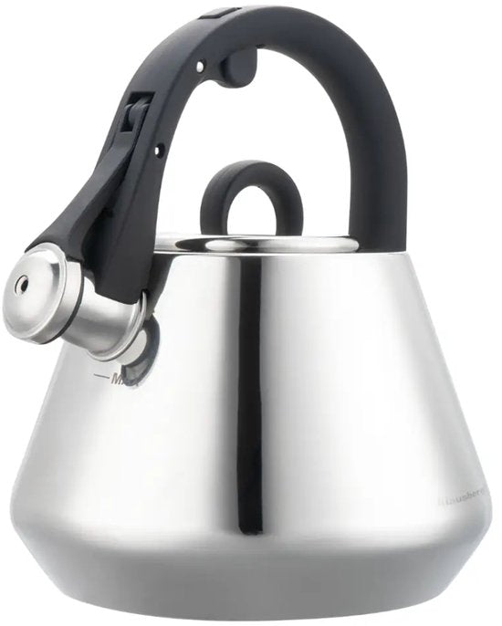 Klausberg 7947 - Bouilloire sifflante - 2,5 litres - Acier inoxydable - Argenté