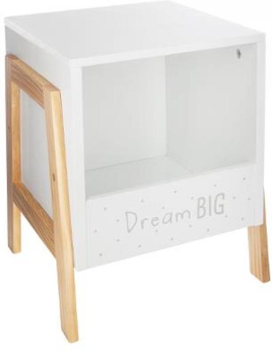 Atmosphera - Nachtkastje Dream Big - Boekenplank - 40 x 33 x 30 cm