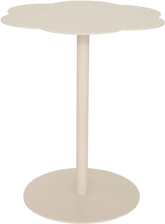 Table d'appoint Atmosphera Fiora - Ø43xH51cm - Ivoire