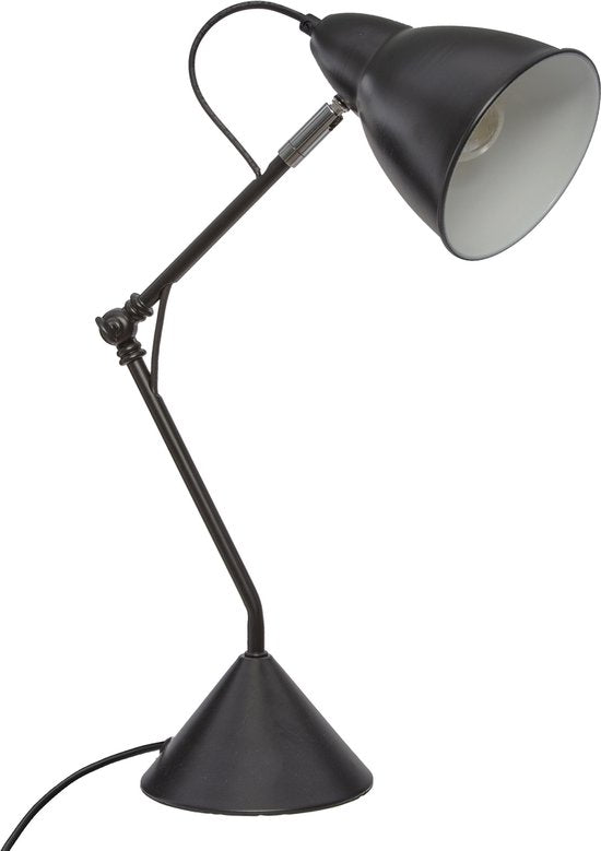 Atmosphera Tischleuchte / Schreibtischleuchte Design Light Classic - schwarz - Metall - H62 cm - Leselampe
