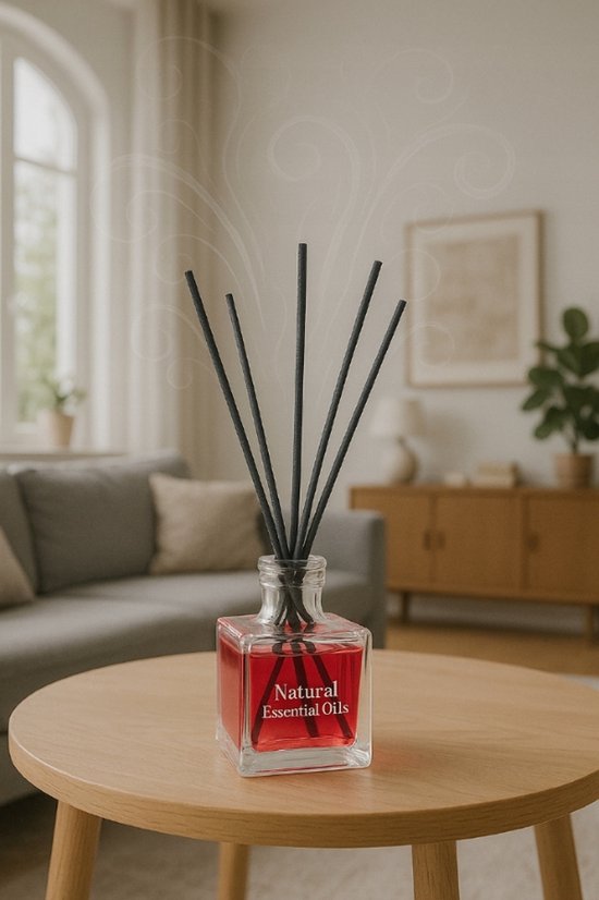 Elix - Geurstokjes Diffuser - Reed Diffuser - Luchtverfrisser - Interieur Parfum - Langdurige Geur - voor Woonkamer, Slaapkamer, Badkamer & Kantoor - 100 ml - Autumn Bouquet