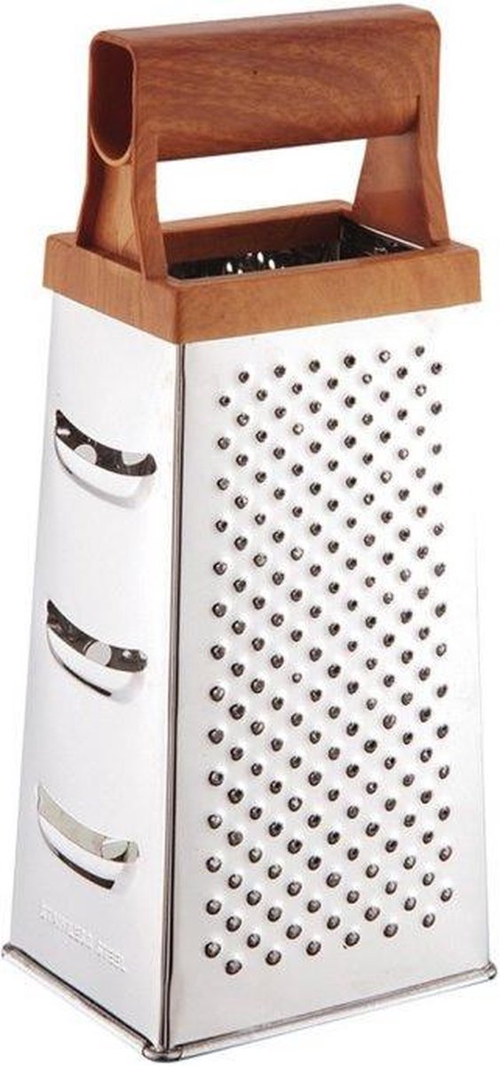 KINGHOFF grater - 9 x 7 x 25 - Plastic - Stainless steel