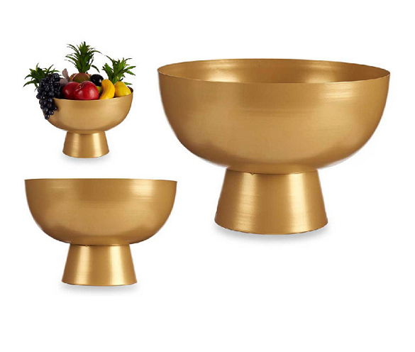 Grote Gouden Fruitschaal XL