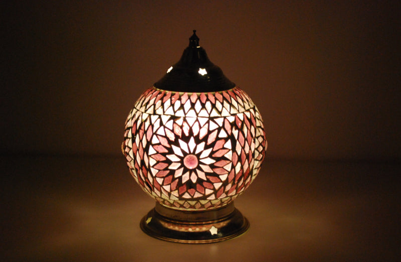 Orientalische Tischlampe Mosaik - Durchmesser 15