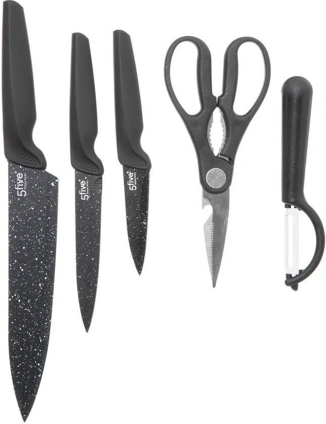 5 Five - Simply Smart - Planche À Découper Avec Accessoires - Gris