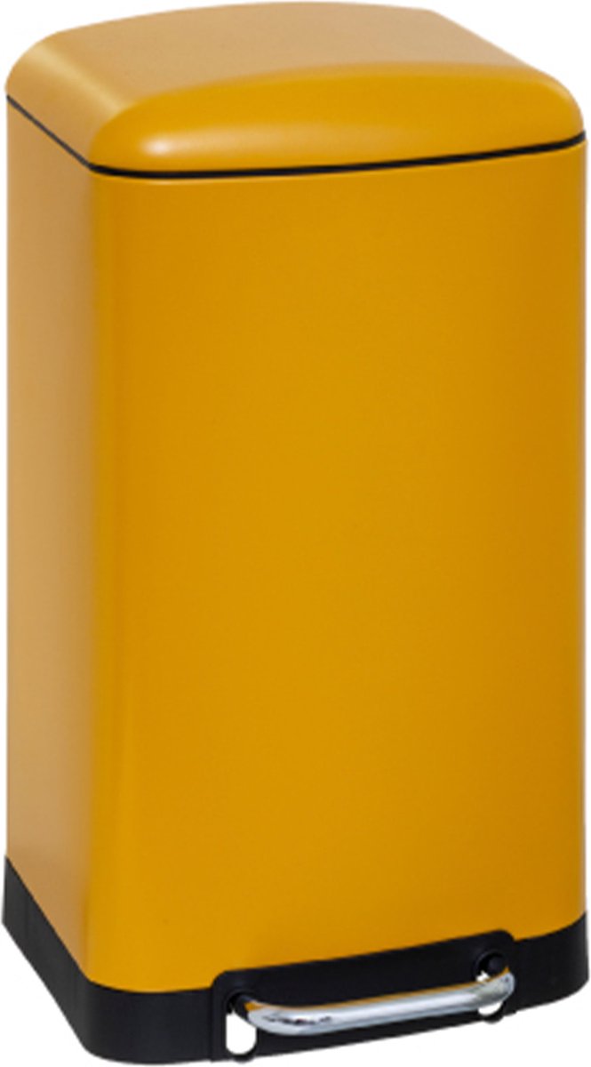 Corbeille à pédale / poubelle - 30 litres - Métal - Couleurs assorties