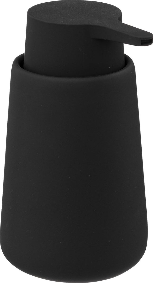 5Five zeeppompje zwart van keramiek – zeepdispenser 250 ml – foto 2