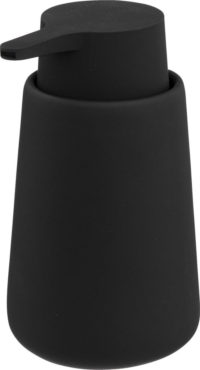 5Five zeeppompje zwart van keramiek – zeepdispenser 250 ml