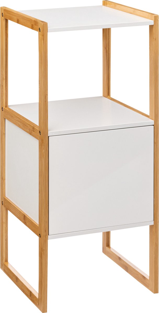 5Five Natureo Halber Badezimmerschrank 33 x 33 x 80 cm - Weiß