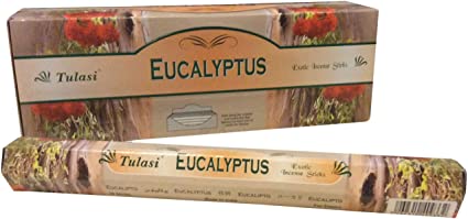 Tulasi eucalyptus wierook – 20 wierookstokjes