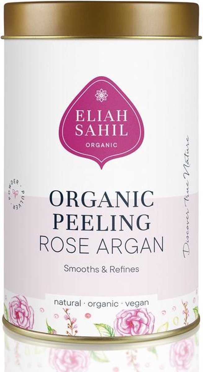 Rose and argan body peeling, Eliah Sahil, organic & vegan