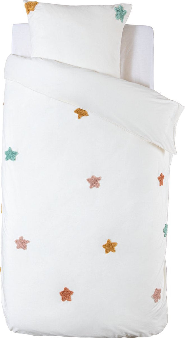 Atmosphera Kids Dekbedovertrek set met 1 kussensloop 140 x 200 cm / 65 x 65 cm Ster