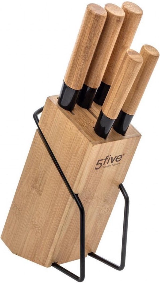 Messerset mit Block (6-teilig)