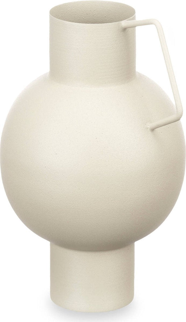 Vase en métal couleur pastel, H. 23 cm