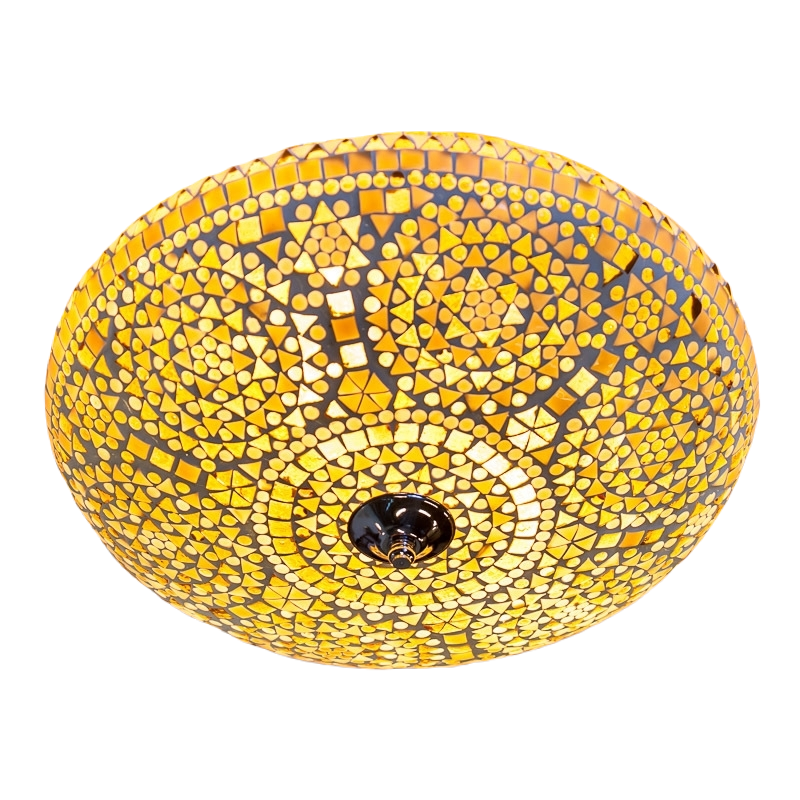 Orientalische Deckenleuchte braun-beige Töne Ø 38 cm