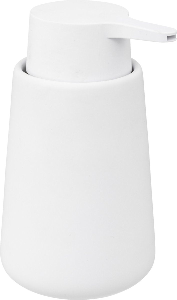 5Five Distributeur de savon/pompe à savon en céramique - blanc - 250 ml