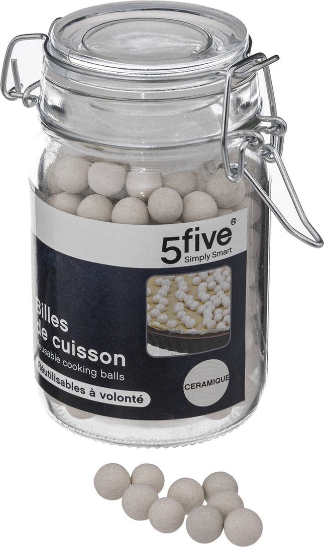 5Five bakbonen – keramische blindbakbonen 500 g in weckpot, herbruikbaar