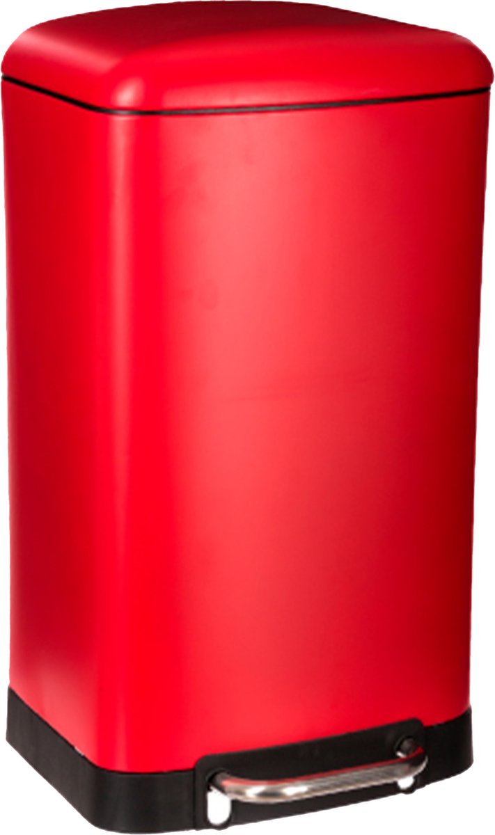 5Five Pedal Bin - red - 30 L - 34 x 32 x 61 cm
