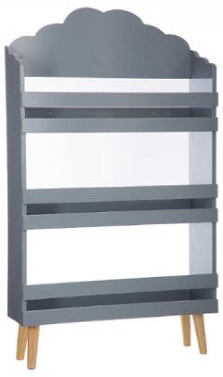 Atmosphera Bücherregal Kinderzimmer Wolken grau