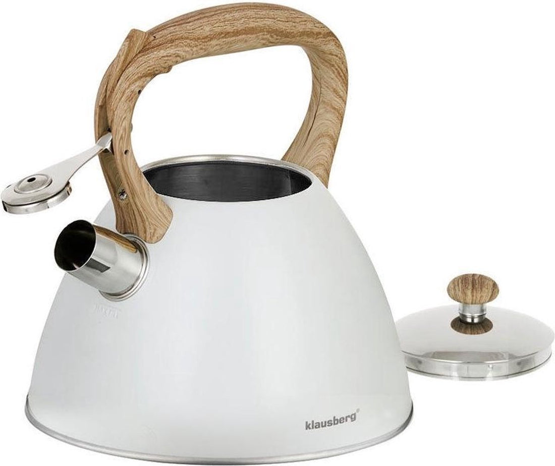 Klausberg KB-7264 fluitketel - 3L - rvs - alle warmtebronnen