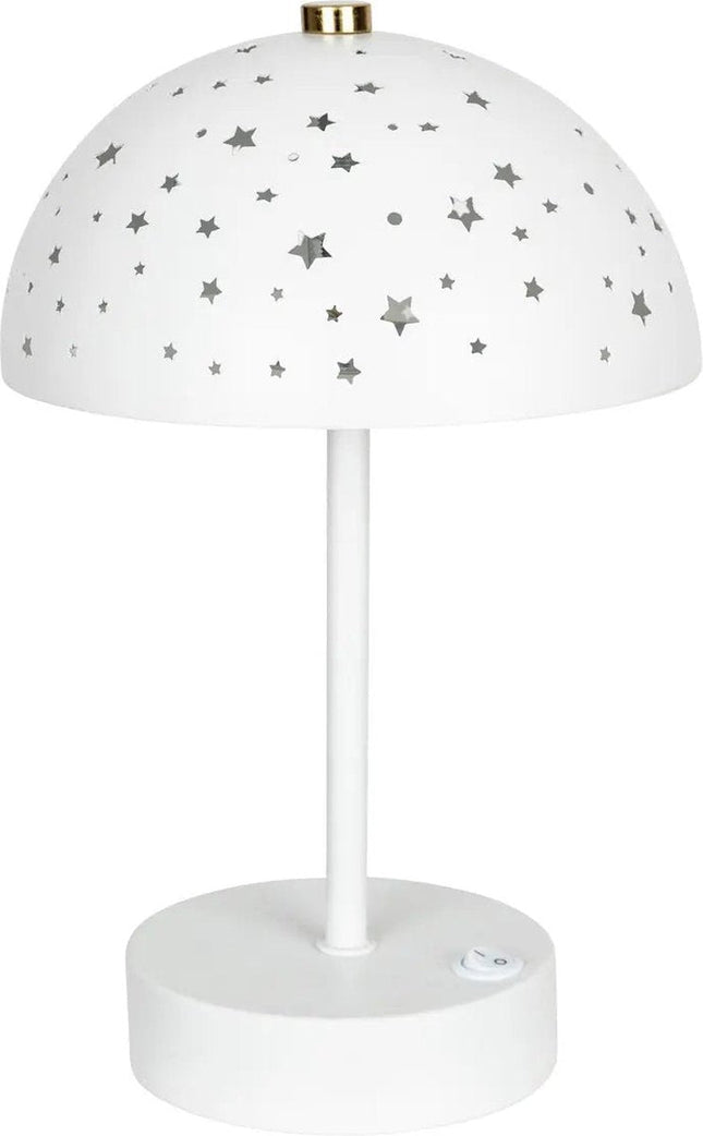 Atmosphera Kids Jabba Mushroom Table Lamp - Ø15xH26 cm - White