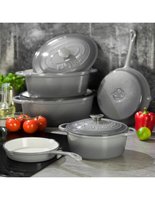 Kinghoff 1613 gietijzeren braadpan ovaal – 33 cm, 6,2 liter, grijs emaille – foto 3
