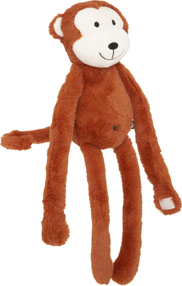 Knuffelaap XL – zachte pluche jungle aap van 47 cm, bruin