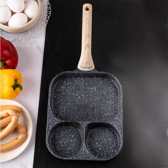Klausberg 7827 - Pan for Eggs - burgers - pancakes - Black - Non-stick pan