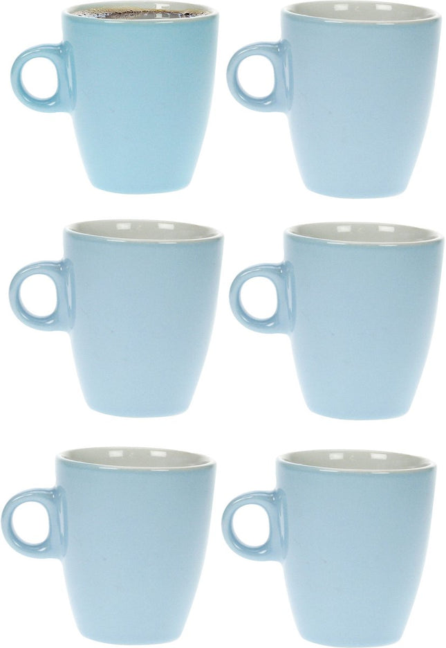 Cosy & Trendy Vicky Becher - 19 cl - Ø 7 cm x 8,5 cm - Hellblau - 6er-Set