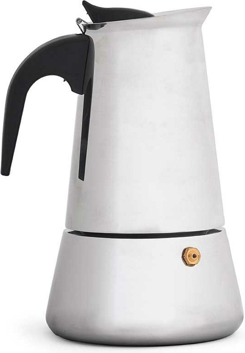 Kinvara Percolator Italian coffee maker - steel - silver - 6 cups - Coffee maker