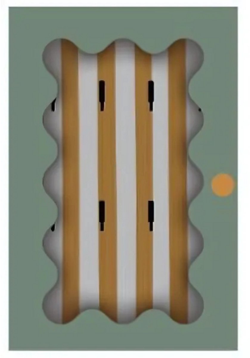 Atmosphera Chéri Schlüsselkasten - 20x7x30cm - Multi